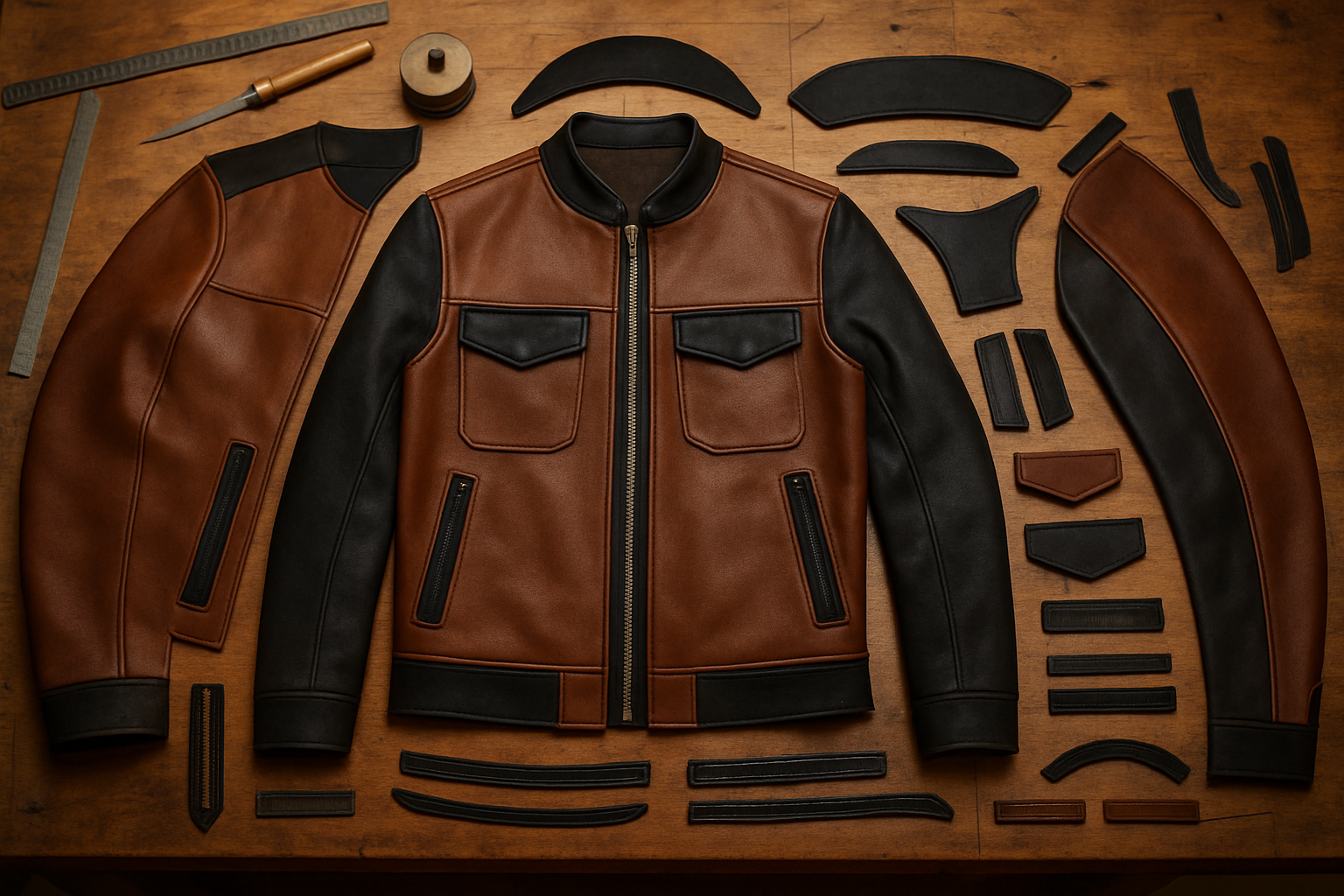 How to Add Panels and Accents to Leather Jacket Patterns